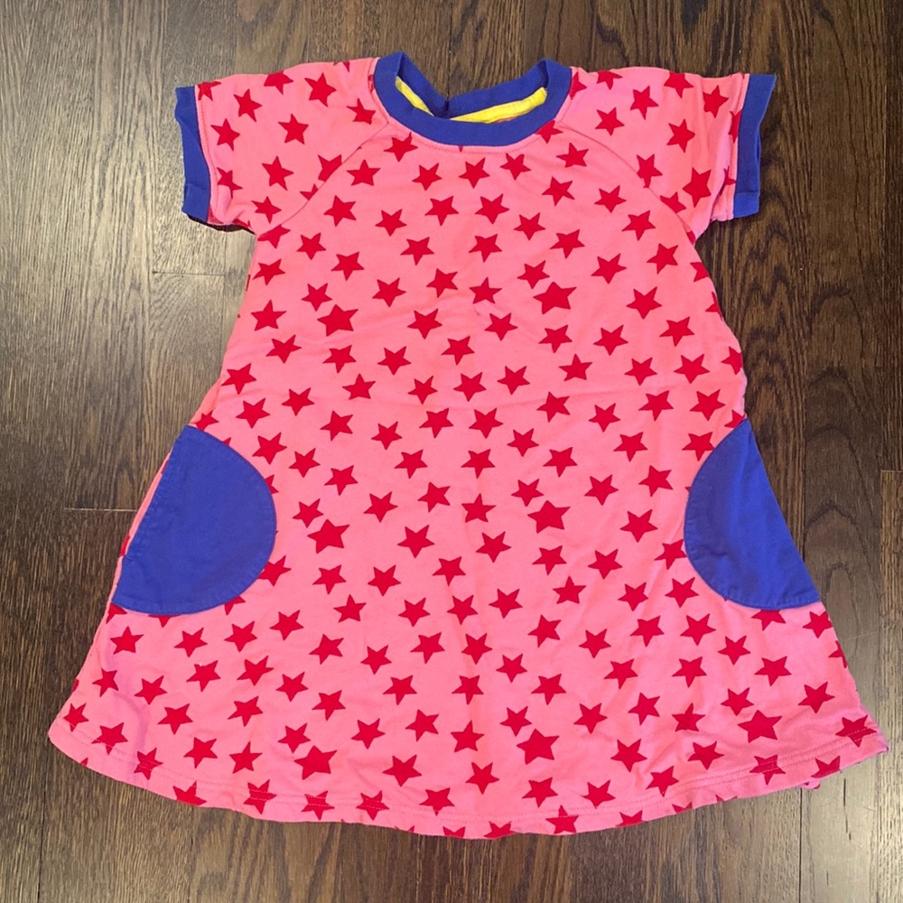 Hanna Andersson Star Shift Dress size 120